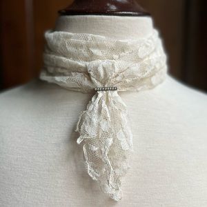 Seed Pearl Bar Pin, Miniature Lingerie Pin, Lace Pin, Signed